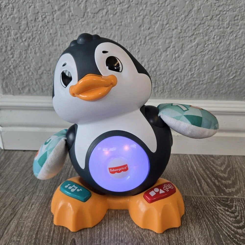 Fisher-Price Linkimals Cool Beats Penguin Learning Toy Interactive Music Works